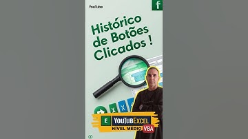 😱 Como RASTREAR CLIQUES no Excel! #Excel #VBA #MacroExcel #ExcelVBA #Planilhas #AutomacaoExcel