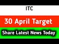 itc share latest news || itc share latest news today