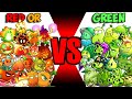 All Plants Team RED ORANGE Vs GREEN Who Will Win PVz 2 Team Plant Vs Team Plant 