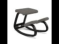 Varier Variable Balans Kneeling Chair - Black Ash Review - Pros &amp; Cons - varier variable balans