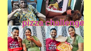 Pizza challenge on Request by subscriber #goanvlogger #konkanivlogs