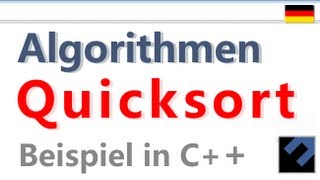 Algorithmen: Quicksort (rekursiv) [C++] [SORTIEREN]
