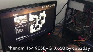 คอมพิวเตอร์ราคาถูก Phenom II X4 905E / GTX650-1G / DDR3-4G
