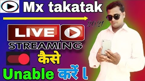 MX takatak par live option kaise enable Karen .Mx takatak launchpad full tutorial . Mx takatak live