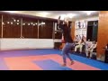 Taekwondo gymnastic class