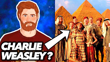 Does Charlie Weasley appear in the movies?