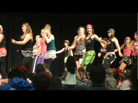 Zumba!!! "Baila Esta Cumbia" Demo at Hawaiian Holiday Bazaar with Jennifer Furrer