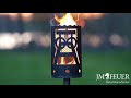 Gartenfackel Grubenturm aus Metall