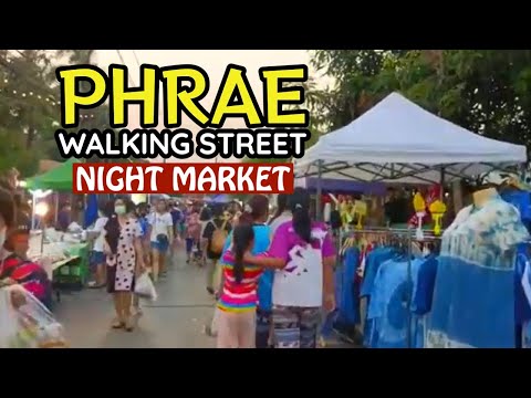 Phrae Province Night Market Thailand #travelthailand #thailand #adventure