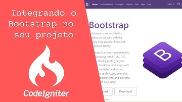 [Codeigniter] Integrando um template Bootstrap ao Codeigniter