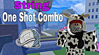 Best One Shot Combo With String (Ito Ito No Mi | Blox Fruits Update 16