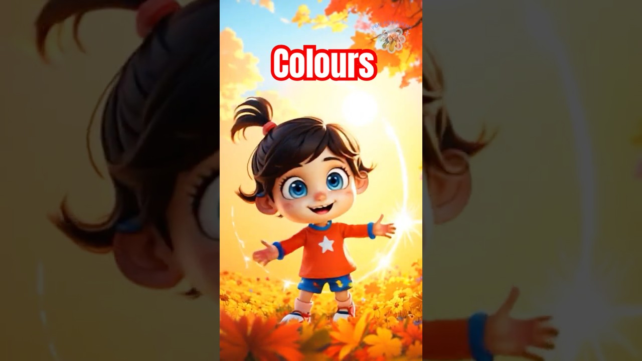 RED, BLUE, YELLOW and GREEN color Rhyme 