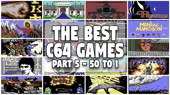 The BEST C64 Games Part 5 - The ABSOLUTE TOP 50!