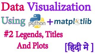 @2 Plot Two Plots Inside a single Window   Data Visualization with Python   Matp HD