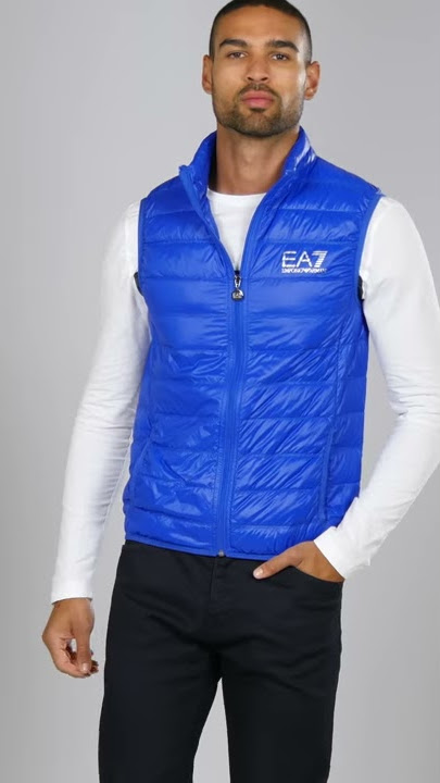 Ace - EA7 Blue Down Gilet