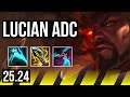 LUCIAN &amp; Taric vs MISS FORTUNE &amp; Thresh (ADC) | Perfect KDA: 20/0/4, 49K damage | KR Diamond | 25.24