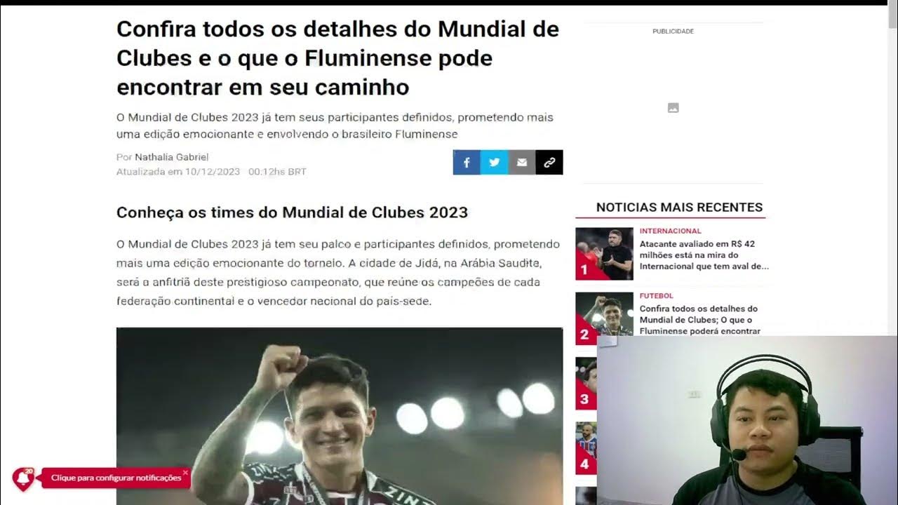 Com Fluminense, Mundial de Clubes de 2023 tem todos os times