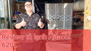 Tủ lạnh nội địa nhật Hitachi 620L gương thủy  #tủlạnhhitachinộiđịanhật #tulanhhitachi