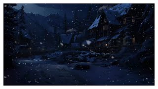 Cozy Winter Blizzard Ambience for Sleep 🌨️ | 10 Hours