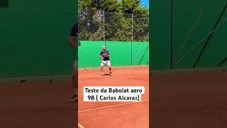 Teste Da Babolat Aero 98  Carlos Alcaraz tenista backhand forehand alcaraz