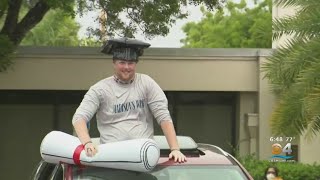 Graduates Of St. Thomas Aquinas High School Had Socially Distant Send Off