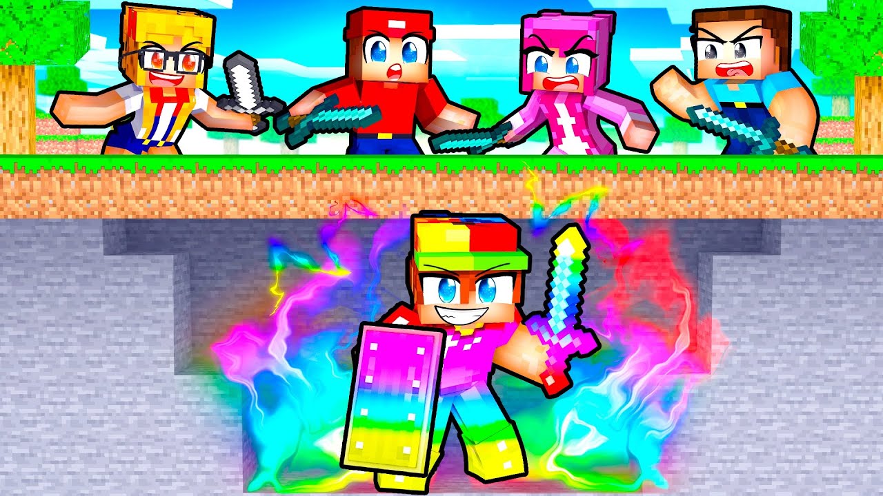 HUNTERS vs OP SPEEDRUNNER in Minecraft!