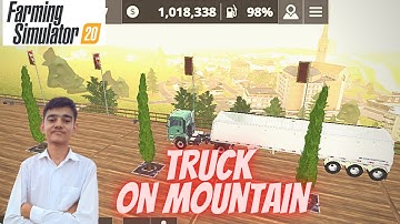 Truck on Mountain 🗻 ride 😂 in Farming Simulator 20 | New Map Truck ride | # Farming view |