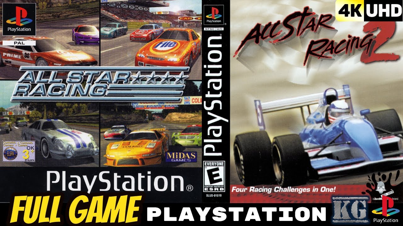 All Star Racing DUOLOGY COLLECTION [PS1] Gameplay Walkthrough FULL GAME ...