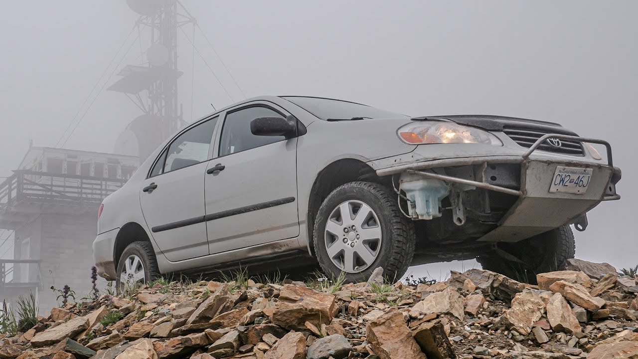 Lifted Corolla Climbs A Mountain! - Daily Driver and Rally Car? - YouTube