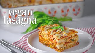 The BEST Vegan Lasagna! Beyond Sausage, Tofu Ricotta and More