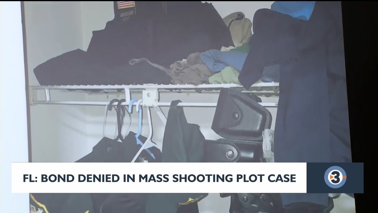 Bond denied in mass shooting plot case in Florida