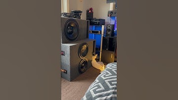 Thumbnail of Playing lows on the subs (28-20 HZ) #subwoofer #soundsystem #behringer #speaker #subwooferbass