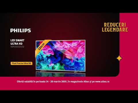 TV LED Smart UHD PHILIPS 50PUS6523/12 | REDUCERI LEGENDARE