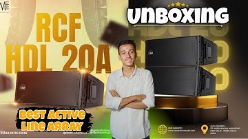 Best Active Line Array Unboxing || RCF HDL 20A 😈|| Assamese Review ❤️|| Video By Bastab Nihar Bora 