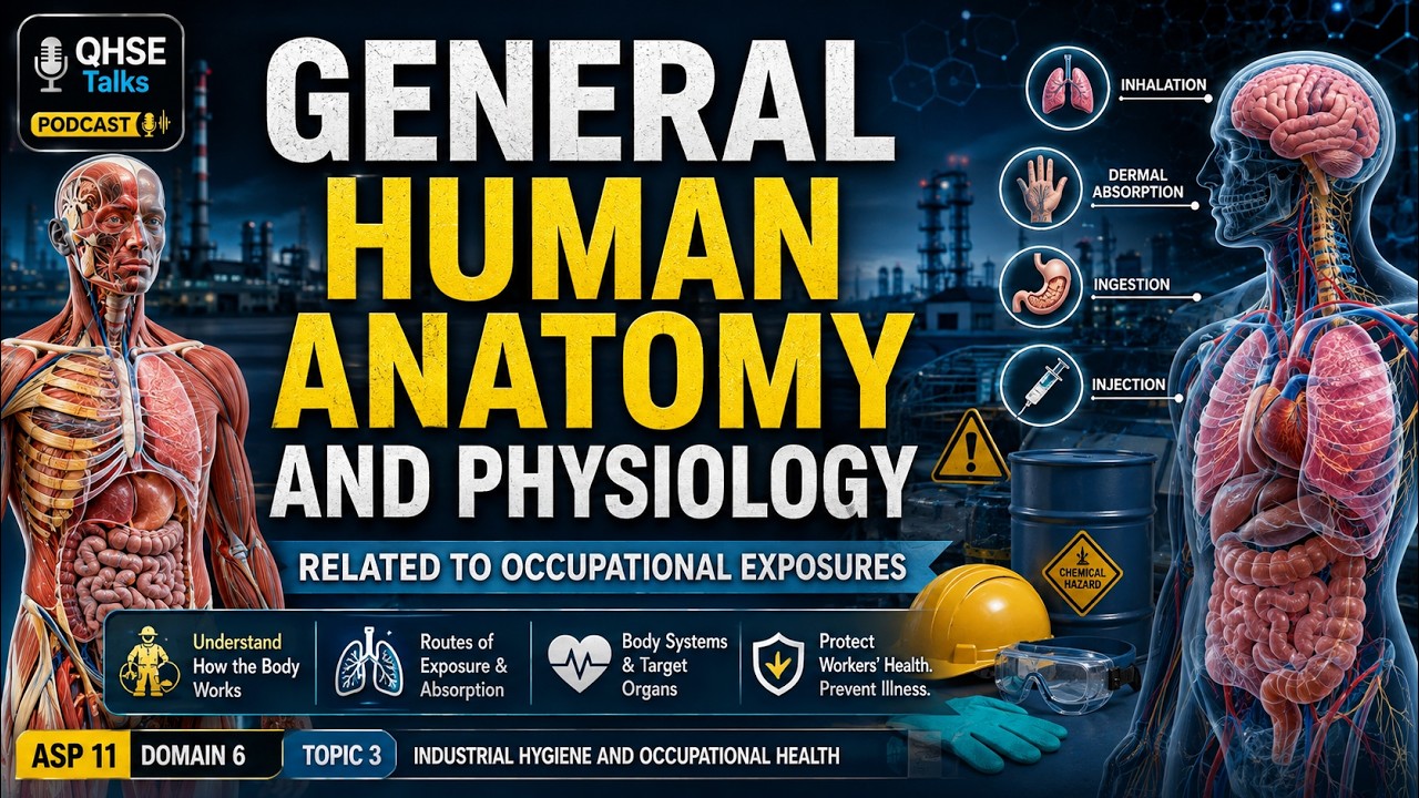 ASP 11 Domain 6 Topic 3 | Human Anatomy & Physiology for Occupational Exposures