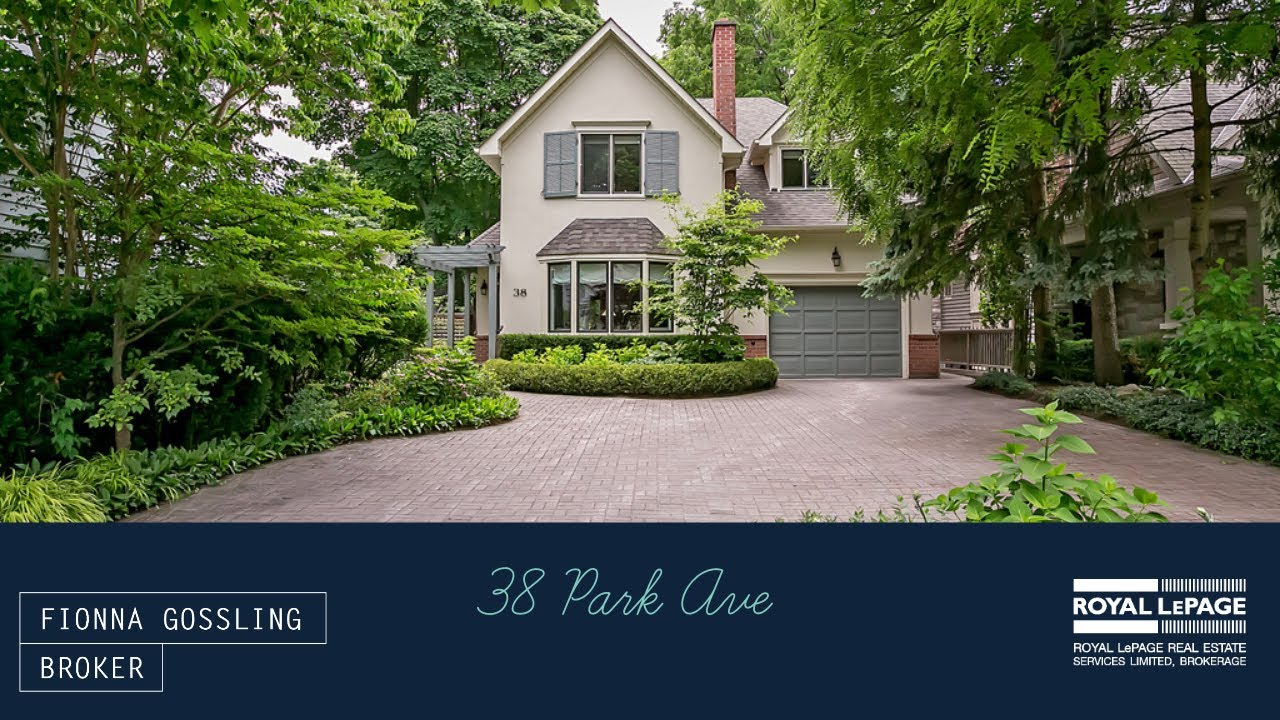 38 Park Ave Oakville Real Estate Fionna Gossling YouTube