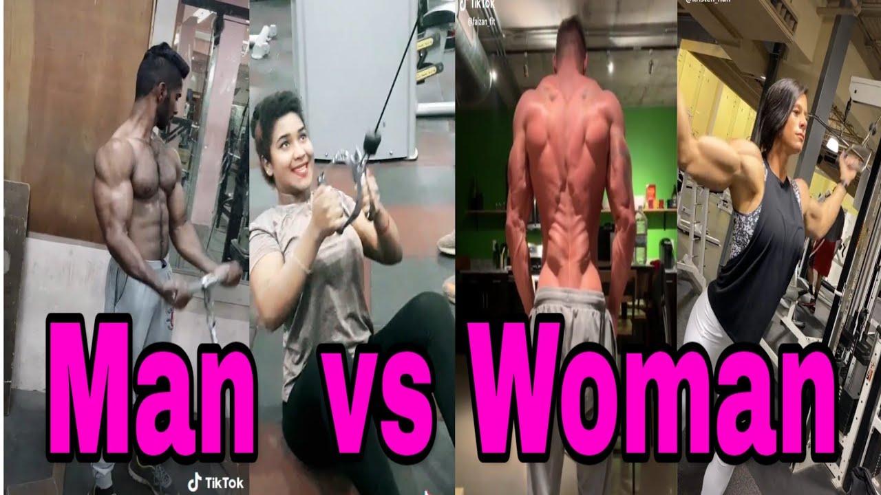 👉Man Vs Woman Bodybuilding 💪💪 Tik Tok 👈 RAVI SURYA YT YouTube