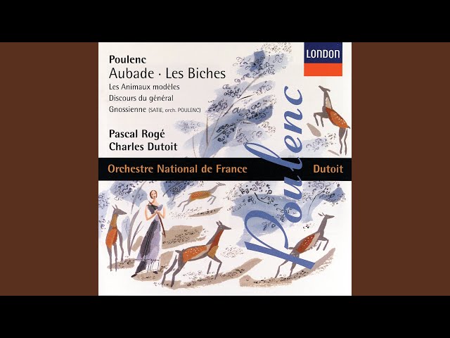 Poulenc - Les Biches:Rag-Mazurka : Orch National France / C.Dutoit