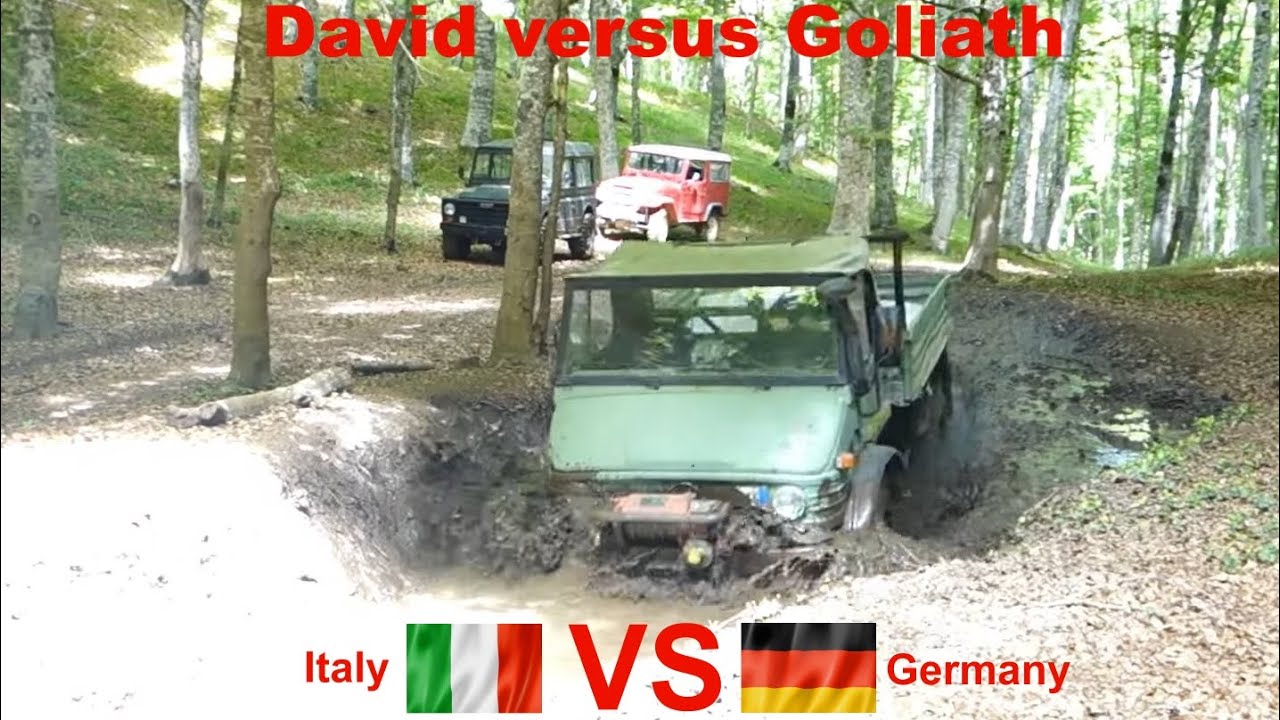 Mercedes Unimog vs Fiat Campagnola: вызов начинается! (часть 1 из 3)