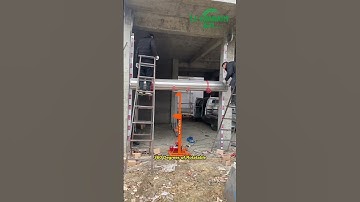 Vertical Lift for Roller Shutter Door Installation #powerlifter #verticallift