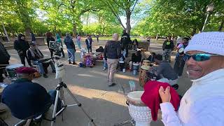Drum Circle Raw Ap. 19 2026 Malcom X Park 2
