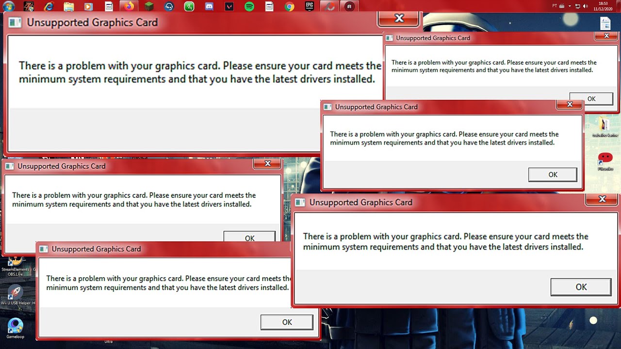 (There is problem with your graphics card) - como resolver ? - YouTube