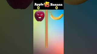 Apple Vs Banana #youtubeshorts #viral #shorts #apple #banana @MRINDIANHACKER