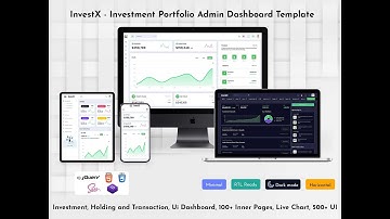 Smart Investment Dashboard UI Kit with Portfolio Management & Analytics Components