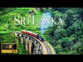 Flying over sri lanka 4k u calming music with beautiful nature film for relaxation on tv