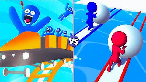Roller Coaster Run 3D Vs Snow Race!! | All Level, Gameplay"Android,iOS