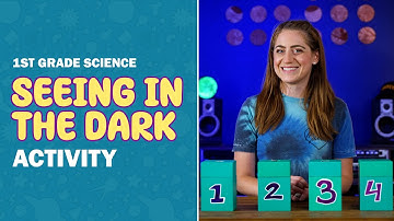 Seeing in the Dark Science Game 👀 | Fun Science with Ms. Shelley | 1st Grade NGSS