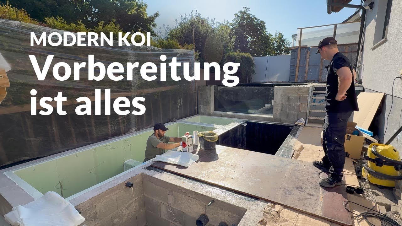 Artus Teichbau: Isolieren & Laminieren Teil1 | Modern Koi Blog #7851