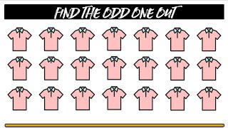 ODD ONE OUT GAME #4 Clothes | Time to test your attention to details. Can you spot the odd one out?