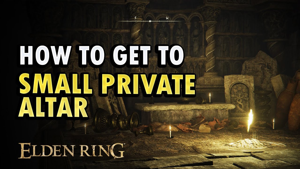 How to Get to Small Private Altar Location Elden Ring DLC - YouTube